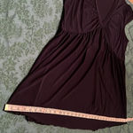 CF collection NWT cap sleeve V neck ruffly flowy hem Black Size 3X Photo 4