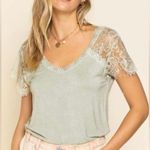 POL Lace shoulder tee Photo 0