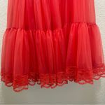 Malco Modes Cosette Chiffon Adult Petticoat Adjustable, Halloween Square Dance Red Size M Photo 3
