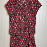 Sag Harbor  pink diamond pattern skirt set pullover blouse knee length size 14 K3 Photo 0