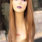 None Human hair Wig Long strawberry blonde bangs 2020 Photo 0