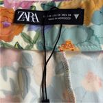 ZARA NWOT  Satin Effect High Waist Floral Pants
Size XS Photo 10