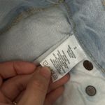 Aeropostale  Women Light Blue Denim Jean Cheeky Shorts‎ Distressed Ripped size 8 Photo 8