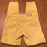 Madewell Skinny Skinny Ankle Cord Corduroy Pants in Mustard Yellow Size 24 Photo 4