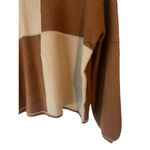 Andree by Unit Sweater Women's Size 2X Brown Colorblock Pullover Crew Neck NWT Photo 3