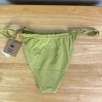 Free People X Toast Swim Tunnel Leek Green Bikini Bottoms Size XL Photo 2