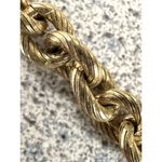 VTG Metal Chain Necklace Extra Long Gold Tone 4 Leaf Clover 21" Photo 4