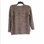 None Tan size medium knit sweater cardigan; button down Photo 4