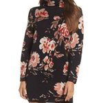Ali & Jay  Floral Print Long Sleeve Thick Knit Sweater Dress Size M Photo 0