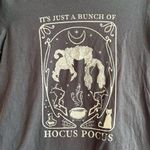 Disney Tee Hocus Pocus Tarot Card Style Grey Crew Neck T Shirt Sz XS GUC Photo 2