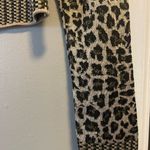 ZARA  Animal Print Sweater - Black and Cream Photo 4