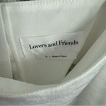 Lovers + Friends  White Ruffled Sweetie Mini Dress Size Medium Photo 7