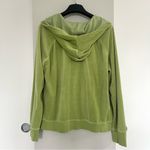 Old Navy Vintage  Velour Hoodie - Y2K 90s Retro Streetwear Lounge - Green - XL Photo 3