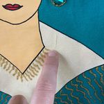 Country Charm Women's Vintage Teal Cowgirl T Shirt Size L Blue Size L Photo 6