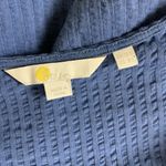 Boden Blue Textured Puff Sleeve Mini Dress 8 Tiered Cottoncore Modest Chic Photo 3