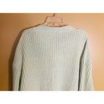 ZARA Blue, Green & Yellow Oversized Cardigan Sweater Size Large Photo 7