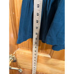 The Great Ruffle Hem Tee Shirt Women’s Size 0 Dark Teal 100% Cotton USA Green Photo 4