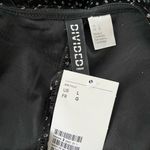 H&M NWT, Divided Glittery Top, Black Spotted, Sz L Photo 8