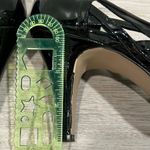 Impo  Black Faux Leather Lattice Caged Peep Toe Pumps Stiletto Heels Size 9.5 Photo 6