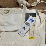 52seven NEW Women's Cream Linen Blend Smock Lined Tiered Summer Maxi Dress Sz M Size M Photo 4