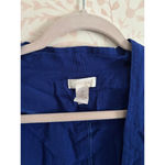 Chico's  Women's Blue Open Front Cardigan Size 2 Photo 1