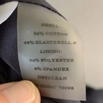 Ann Taylor  Navy Cotton Pencil Skirt 14‎ Tall Career Photo 7