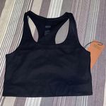 Girlfriend Collective Cropped Black Workout Top Photo 0