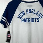 NFL  New England Patriots Tshirt Lace Up Vneck Sz S Photo 9