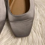 ASOS  DESIGN Silver Ballet Flats Slide On Dress Shoes size 4 US size 6 BNWOT Photo 3