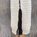 Cupshe New Cream Crochet Contrast Trim Bodycon Midi Dress Size Medium Photo 8