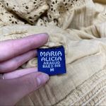 Maria Alicia Araujo Baez Tired Crochet Cottagecore Boho Maxi Tan Dress Cotton M Size M Photo 7