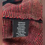 Misook  Knit Cardigan One Button Business Old Money Festive Holiday Size Large Photo 8