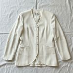 Emily Structured White Work Blazer Jacket Womens 10 Photo 0