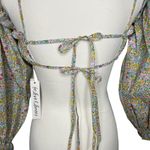 For Love & Lemons Raleigh Crop Top Size Small Floral Multicolor Photo 5