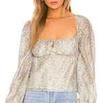 MINKPINK Floral Long Sleeve Blouse Photo 0