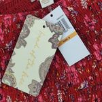 Band of Gypsies Band of the Free Red and Pink Floral Boho Crop Top Size Small NWT Red Crop Top Photo 7