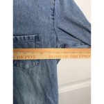 Quince Distressed Blue Denim Shirt Dress Size XS Chambray Summer Teacher Work Photo 10