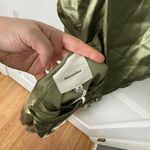 Reformation  Casette Silk Dress in Artichoke 10 Photo 7