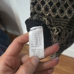 Body Central Black and gold Sleeveless Bodycon Mini Dress size large fits like m Photo 3