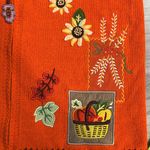 Holiday‎ Editions Bright Orange Embroidered Vest very pretty Size XL Photo 5