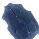 Ralph Lauren Polo Men's Pima Cotton Full-Zip Sweater Vest Navy Blue Size Medium Photo 1