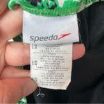 Speedo Vintage One Piece Swimsuit Neon Green Print Size 6 Photo 4