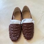 Nisolo Shoes New Nisolo Ecuador Leather Huarache Sandal Burnt Sienna Brown Size 7 Photo 1