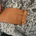 POL  anthropology Cozy Gray Fleece Wide-Leg Pants Photo 5