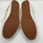 Vans  Old Skool Floral Print Yellow 60s groovy Women Size 6.5 psychedelic trippy Photo 5