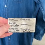 Grayson by Frank and Eileen Womens Cotton Chambray Midi Blue Shirt Dress XS Photo 7