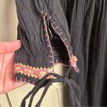 Antik Batik Black Boho Style Lova Dress Embroidered Maxi Size Small Euro 38 NWOT Photo 5