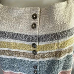 Madewell NWT  TextureThread Cap-Sleeve Dress Stripe XL 100% Cotton‎ 0224 Photo 8