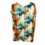 Cato Tie Dye Women’s V-Neck Multi-Colored Top Size 18/20W Photo 4