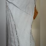 Alain Weiz Beaded Silk Camisole, Size 16 Gray Photo 2